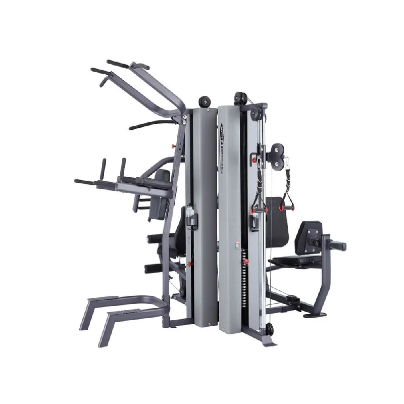 Multi-station home gym for tiny spaces-Steelflex Multi-Stack Home Gym MG300B