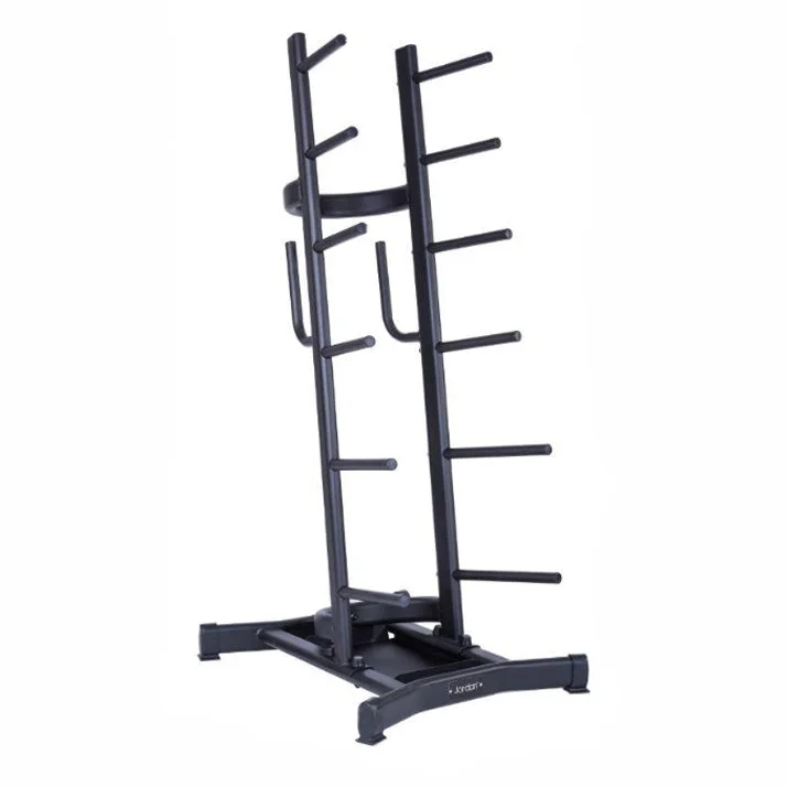 Barbell for functional training-JORDAN Studio Barbell Racks (Holds 12 Sets/30 Sets)