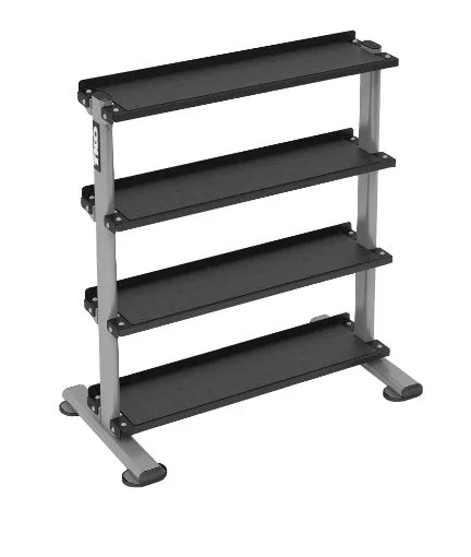 Kettlebell for core strength-TKO 4 Tier Vertical Kettlebell Tray Rack