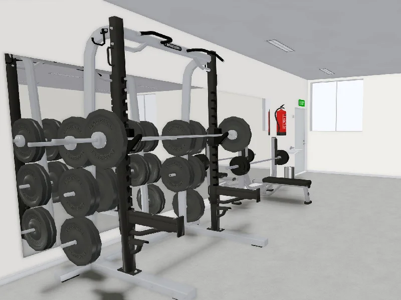 Multi-station home gym for core exercises-Ultimate Home Gym Package - Olympic Squat Rack Package