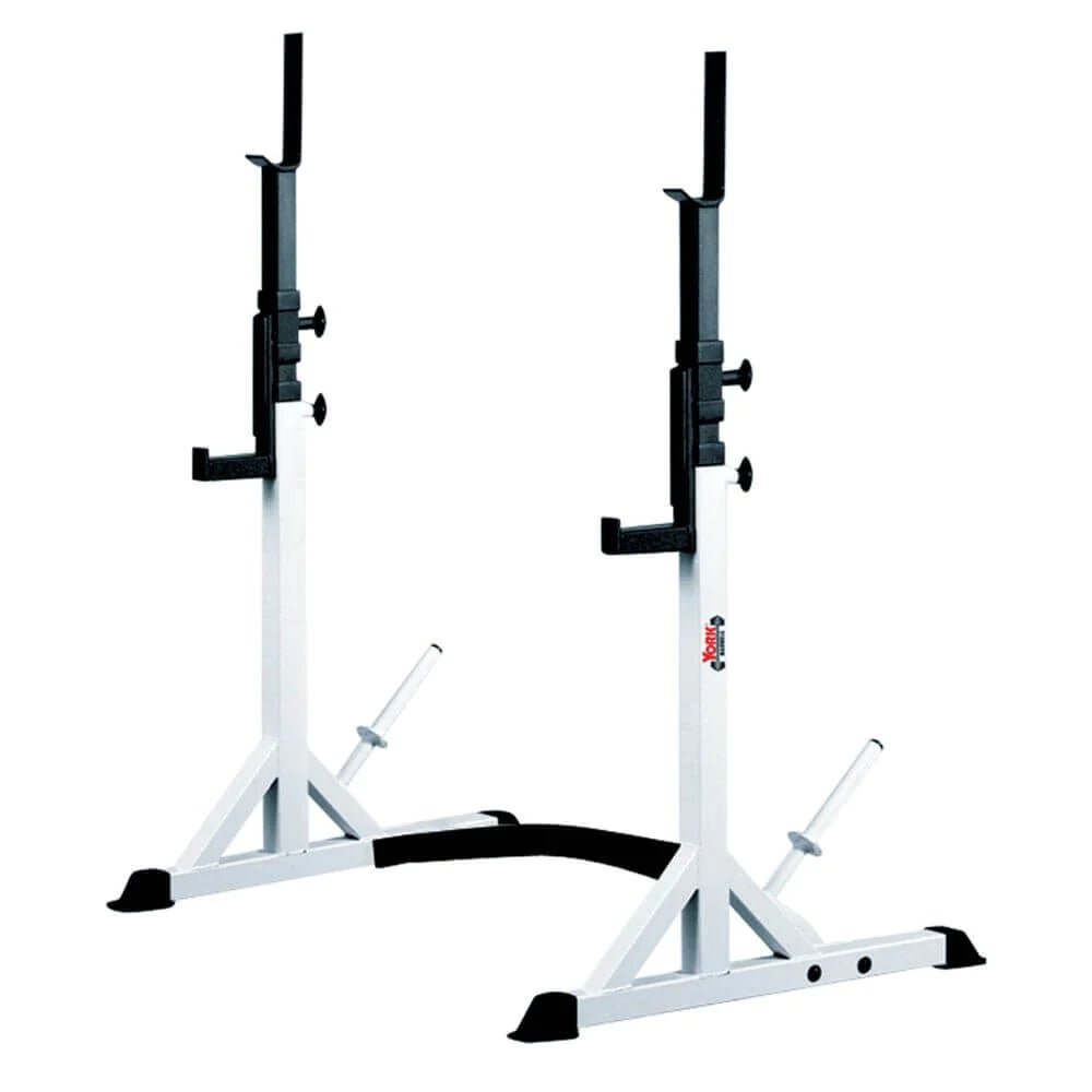 Barbell for home power training-York Barbell FTS Press Squat Stands