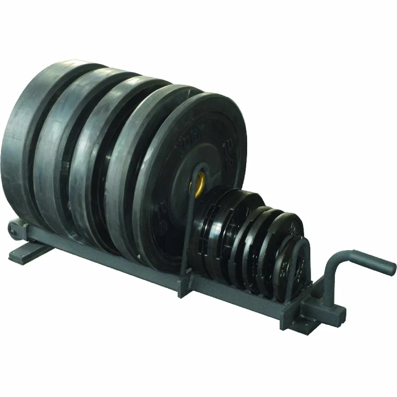 Barbell for total power-York Barbell Horizontal Weight Plate Rack