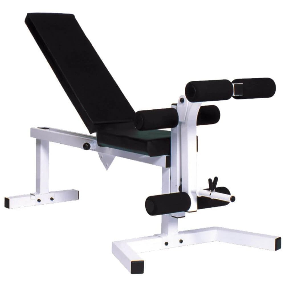 Barbell for stamina workouts-York Barbell Pro Series 210 Flat Incline Bench With Leg Developer