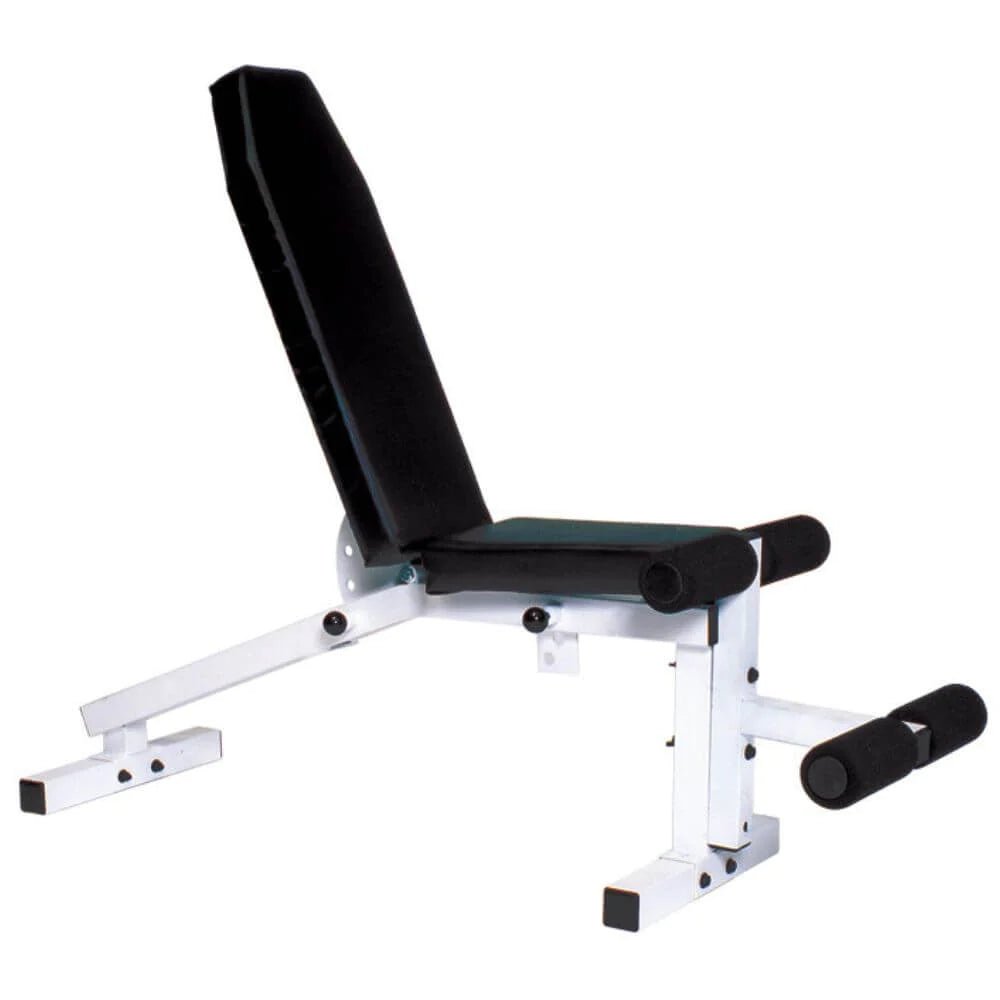 Barbell with steady grip-York Barbell Pro Series 306 ID Adjustable Bench